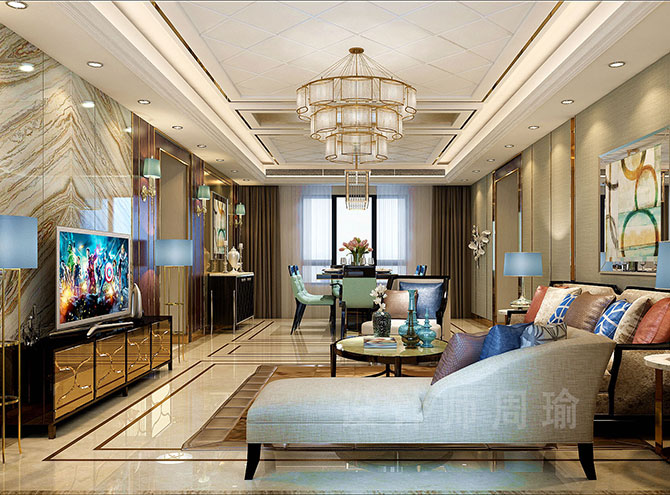 国产破处女视频世纪江尚三室两厅168平装修设计效果欣赏